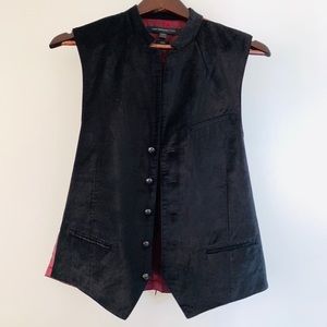 John Varvatos Velvet Silk Vest